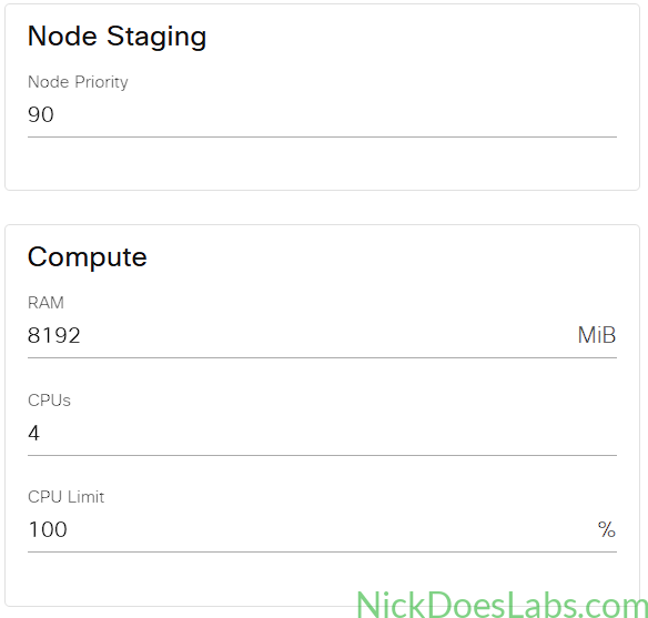 Node staging in Cisco Modeling Labs
